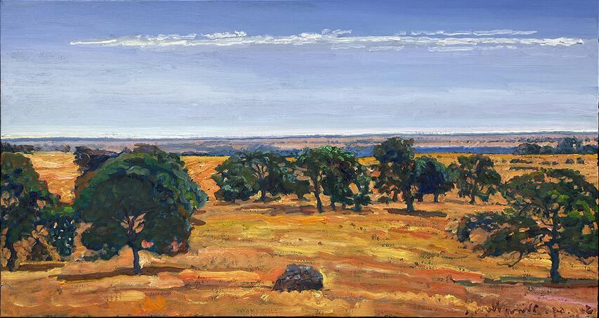 Ning Hou, California Landscape, 2004, oil on canvas